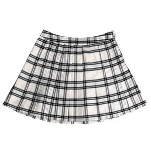 Hesperus Plaid Pleated Mini Skirt